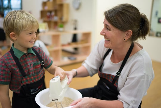 Learning literacy and numeracy through cooking